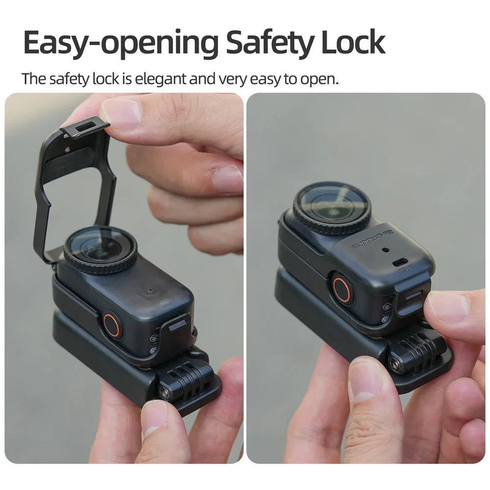 Sunnylife For DJI Osmo Nano Magnetic Base Adjustable Desktop Bracket Mount Foldable Extension Frame Camera Accessories