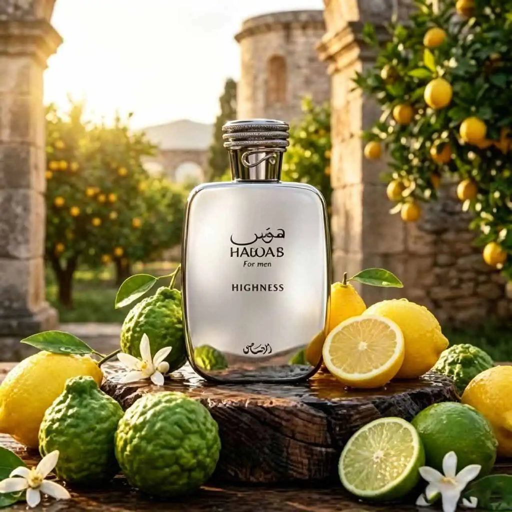HAWAB HIGHNESS Men's Perfume | Refreshing Citrus Woody Scent,Premium matte silver bottle with stunning look. Popular pleasant citrus aroma, ideal gift for boyfriend, husband and relatives, decent and full of ritual sense.