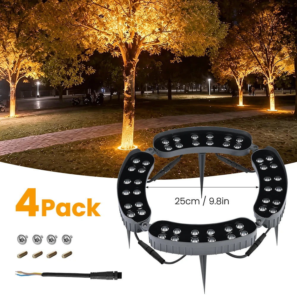 LED Outdoor Tree Hugging Lamp IP65 Waterproof 200V Spotlight Night Decor DIY Assemble Tree Holding Lighting Lamp For Garden