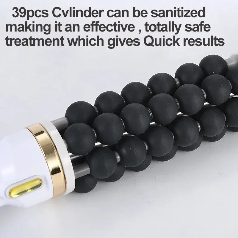 40W Electric Roller For Muscle Body Relaxing High Frequency Rolling Massage Fitness Anti-Cellulite Slimming Machine For Women