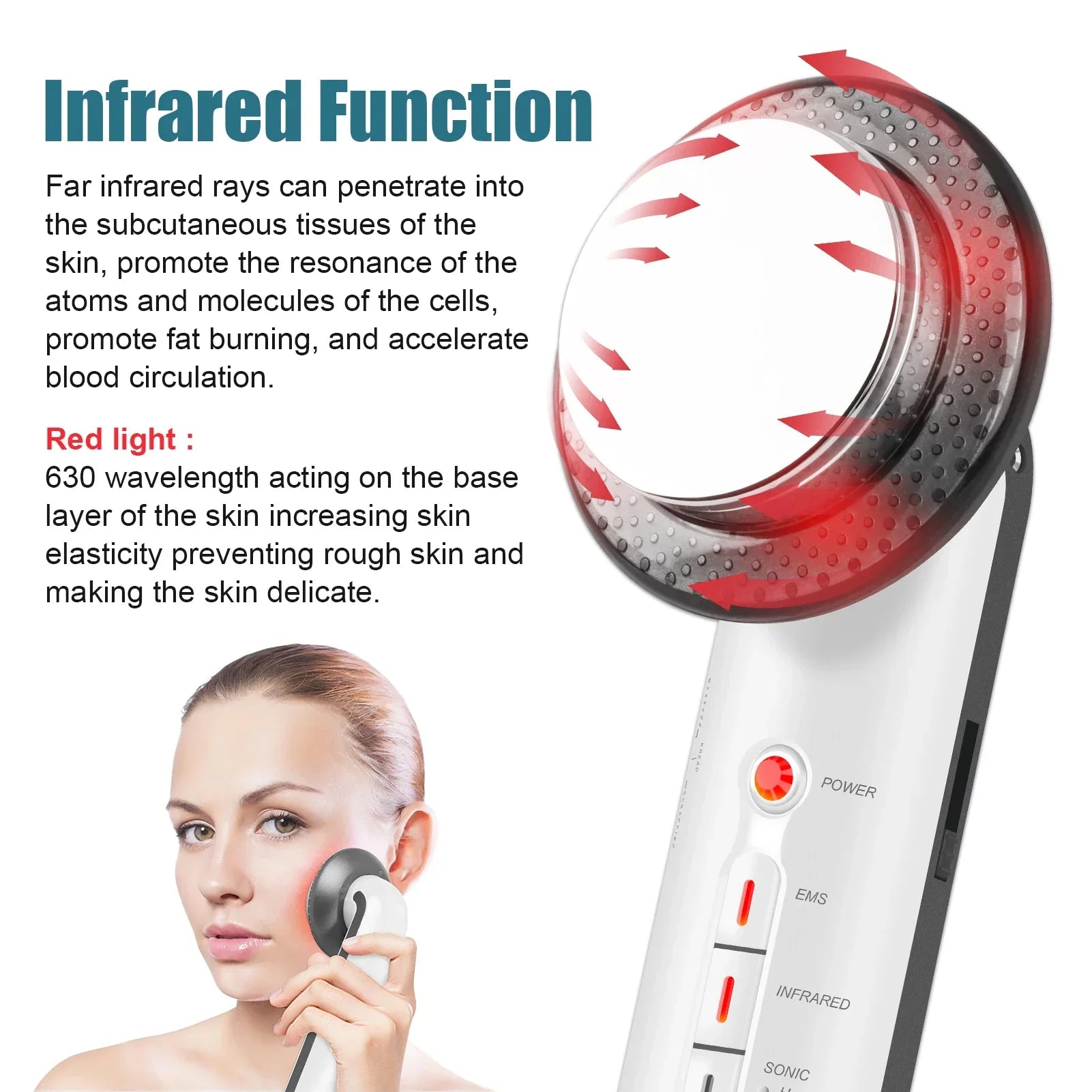 EMS Body Slimming Massager Ultrasonic Cavitation Weight Loss Machine Anti Cellulite Fat Burner Electric Infrared Slimming Machin