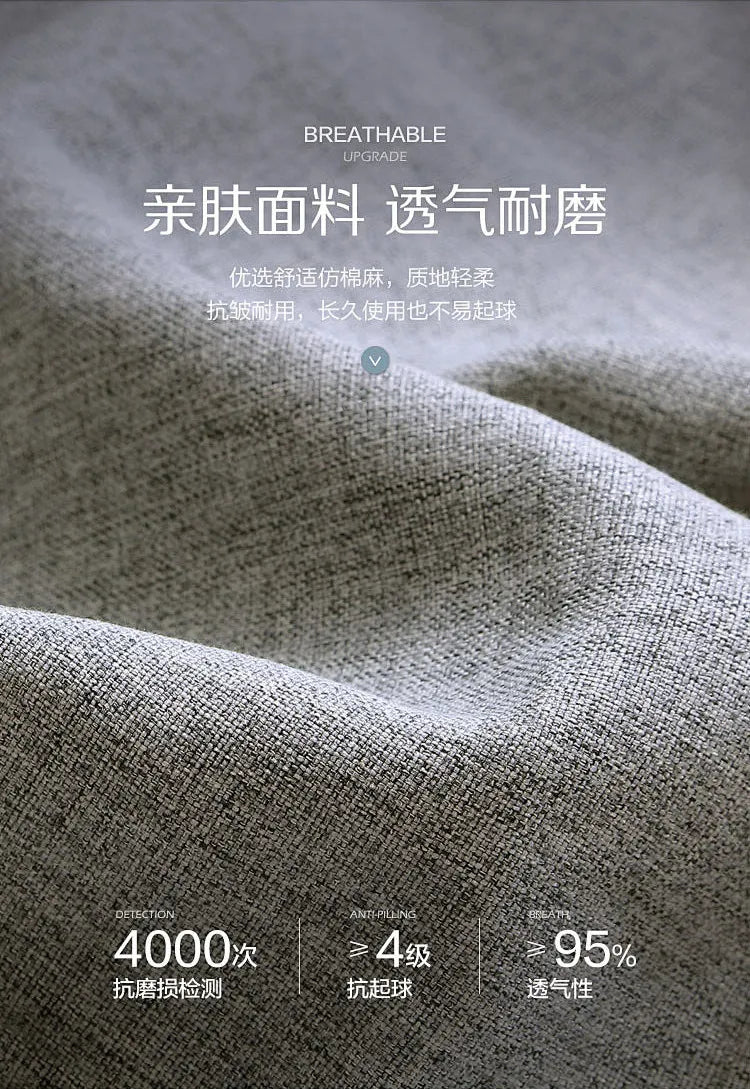 Solid wood sofa new simple small apartment wooden sofa new Chinese winter and summer dual-use