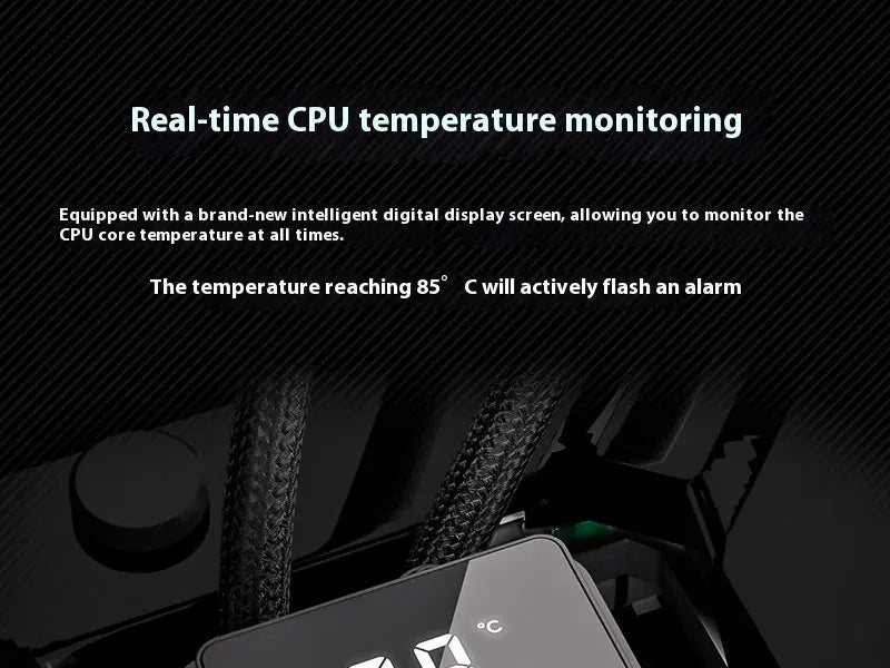 X-GAMERX M240 M360 Liquid Cooling ARGB Dynamic Light Synchronization Thermal Display Integrated Water Cooling Radiator