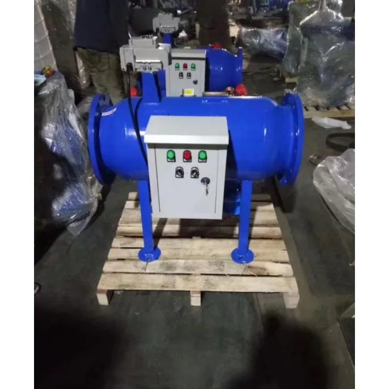 Backwash filter ZPG pipeline flange straight-through decontamination device vertical horizontal heating heat screen