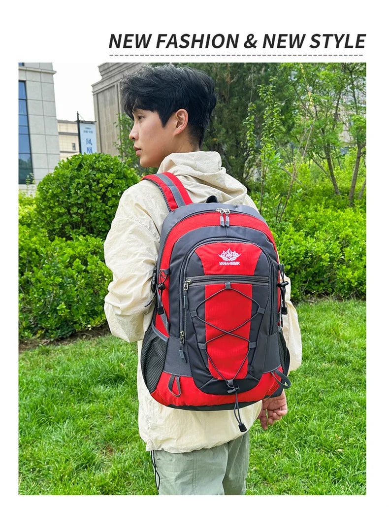 30L Lightweight Hiking Backpacks Waterproof Travel Shoulder Bags Outdoor Camping Cycling Fishing Climbing Backpack for Women Men
