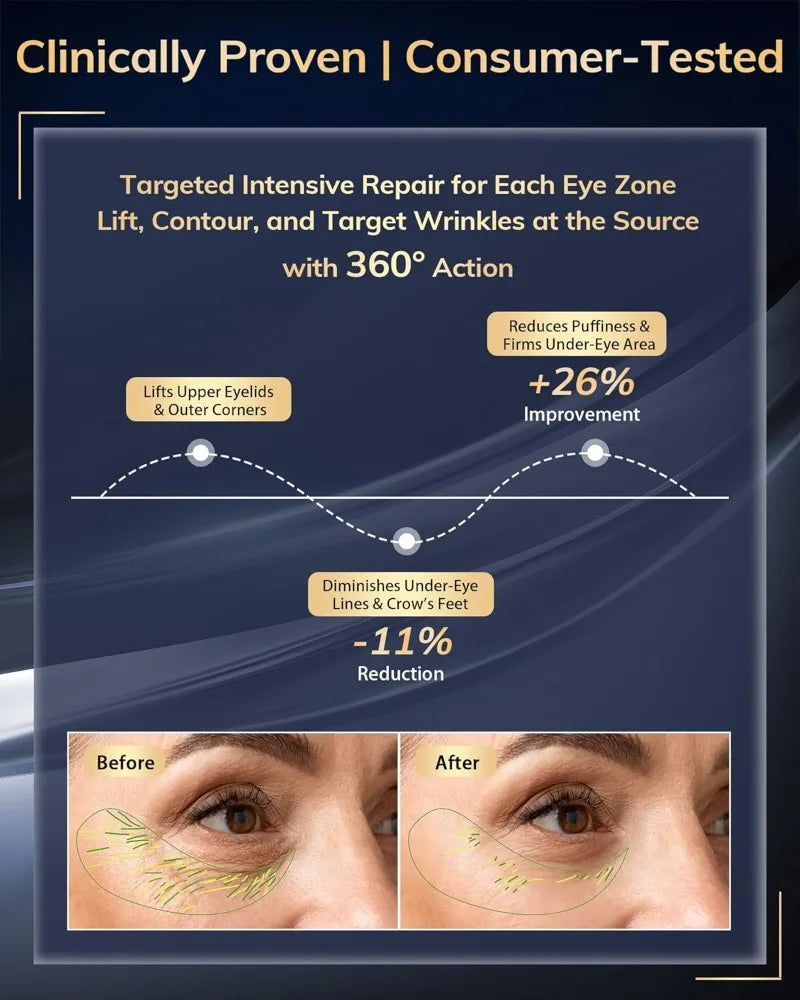 Smart Eye Massager 3D Red Light Eye Fatigue Dark Circles Relaxing Under-Eye Glasses Massage Beauty Machine
