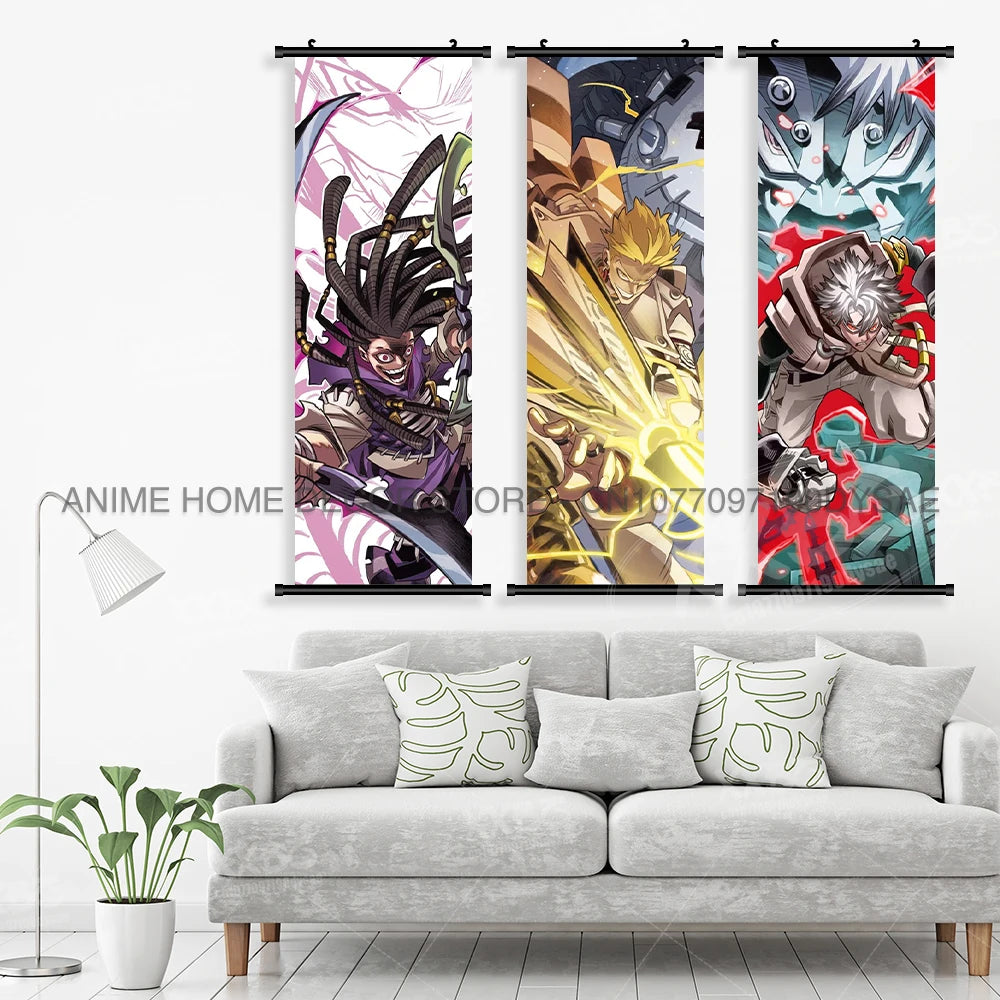Canvas Home Decoration Poster For Anime Gachiakuta Character Print Scrolls Pictures Wall Art Hanging Painting Bedside Background