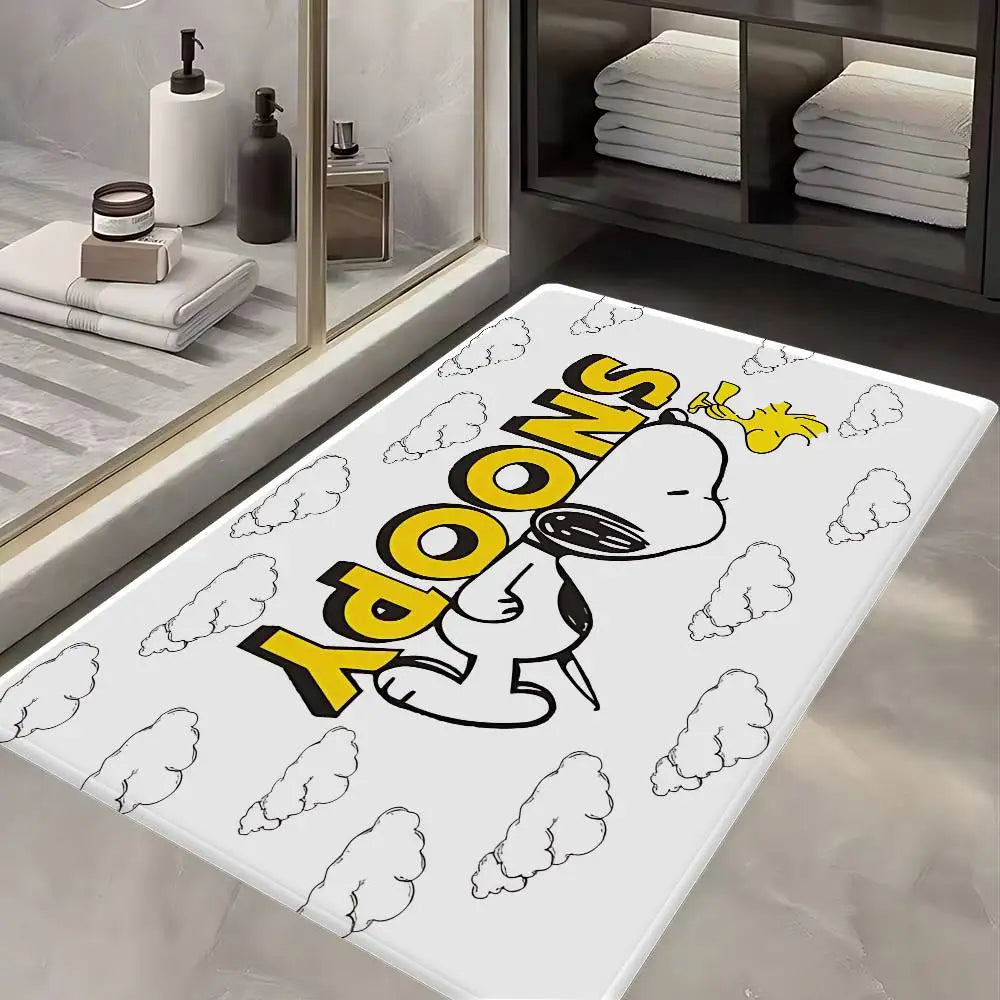 S-Snoopy Cartoon Kitchen Mat Cheaper Anti-slip Modern Living Room Balcony Printed Modern Home Decor