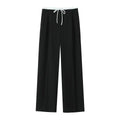HXAO 2024 Women's Pants Baggy Wide Pants Woman Fashion Black Trousers Casual High waisted Pants Autumn Bluey Flared leggings