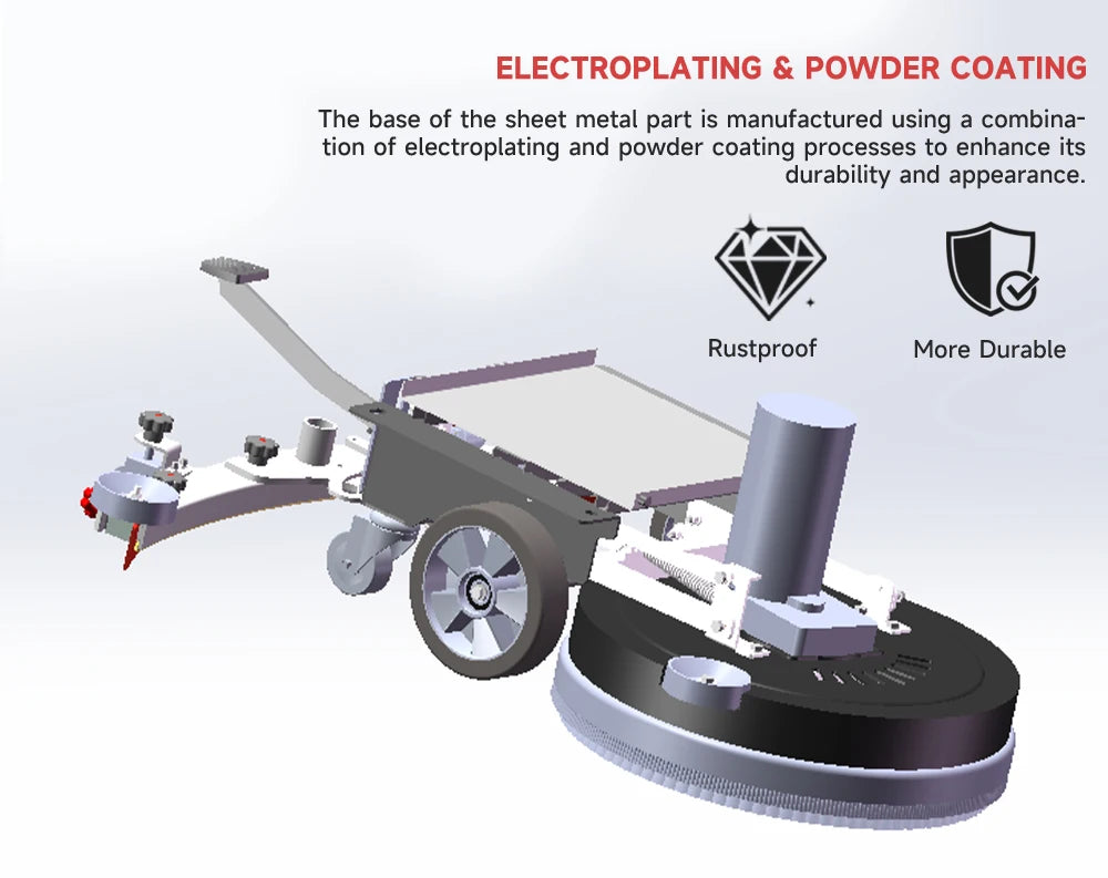 A5B Commercial Cleaning Equipment Industrial Vacuum Cleaner Walk-behind Floor Sweeper Scrubber