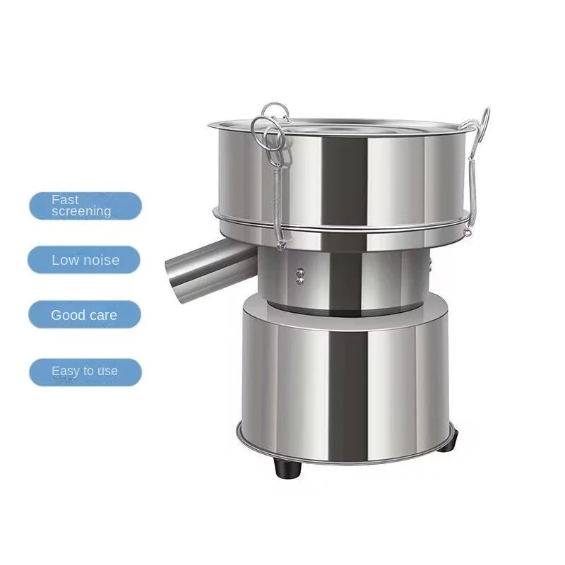 20CM Electric Vibrating Screen Powder Vibrating Sieving Machine Lab Sieve Shaker with  Diameter Stainless Steel Sieve