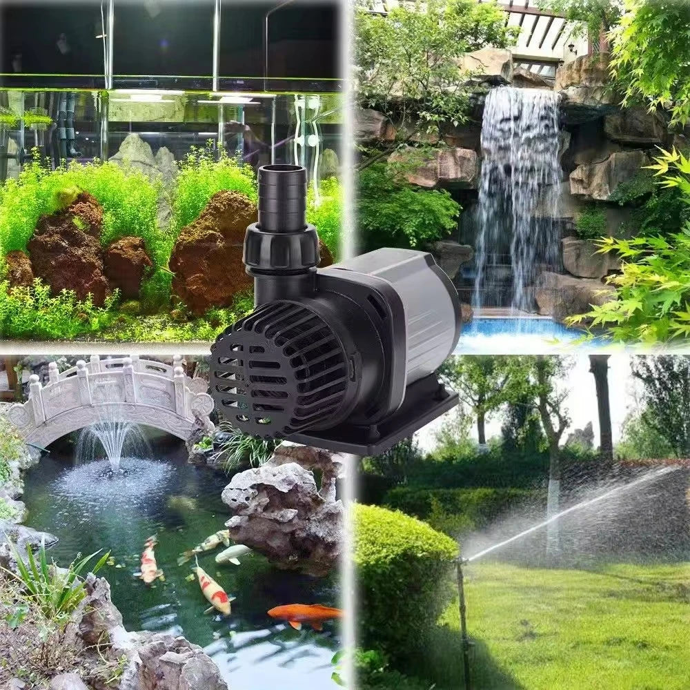 Jecod Jebao 100-240V DC Marine DC Submersible Pump Super Quite Circulation Return Pump 10 Speed Flow Adjustment