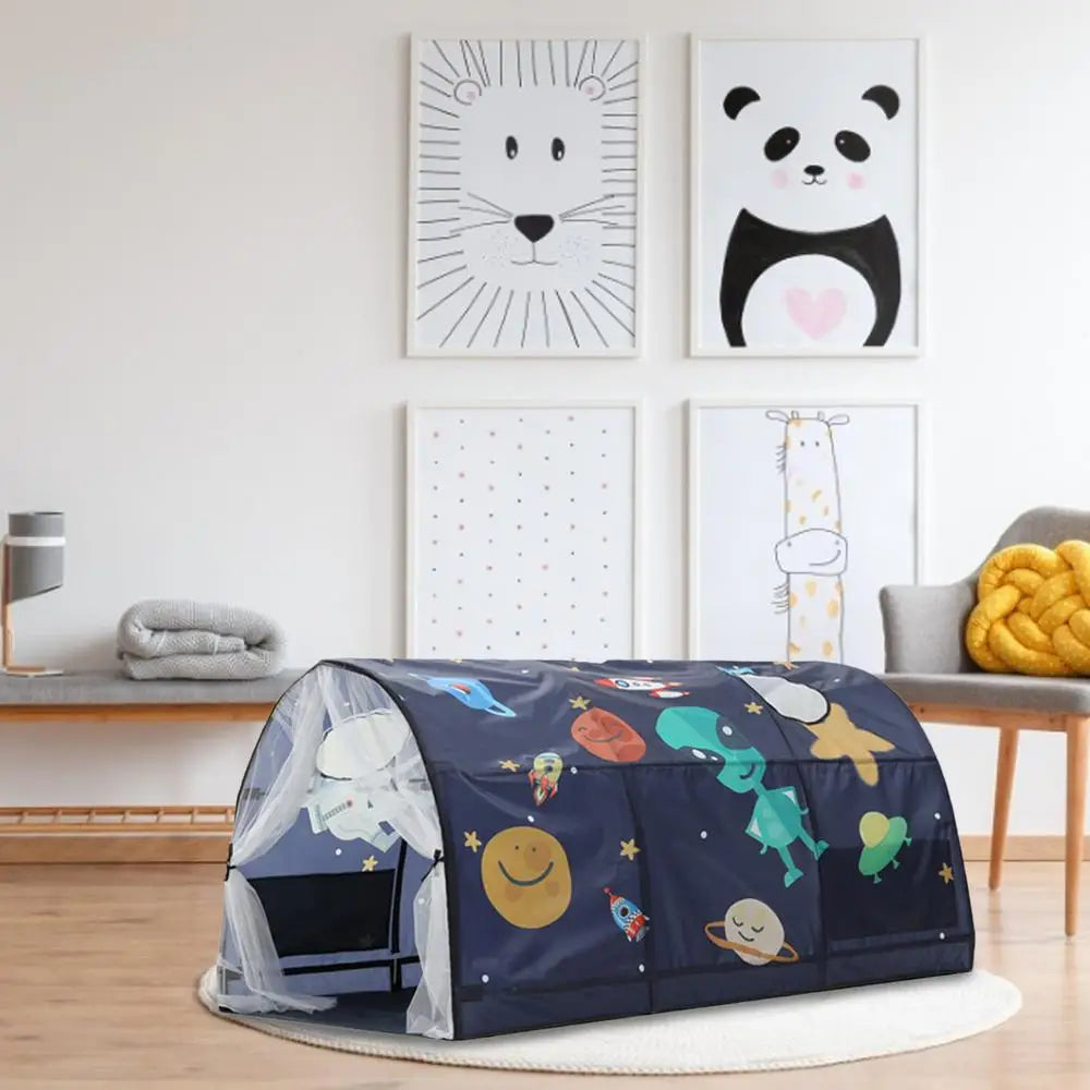Toddler Sleeping Tent Kids Play Tunnel Tent Bed Tent Privacy Tent Bed Canopy Shelter Indoor Cabin Tent Garden Kids Game Room