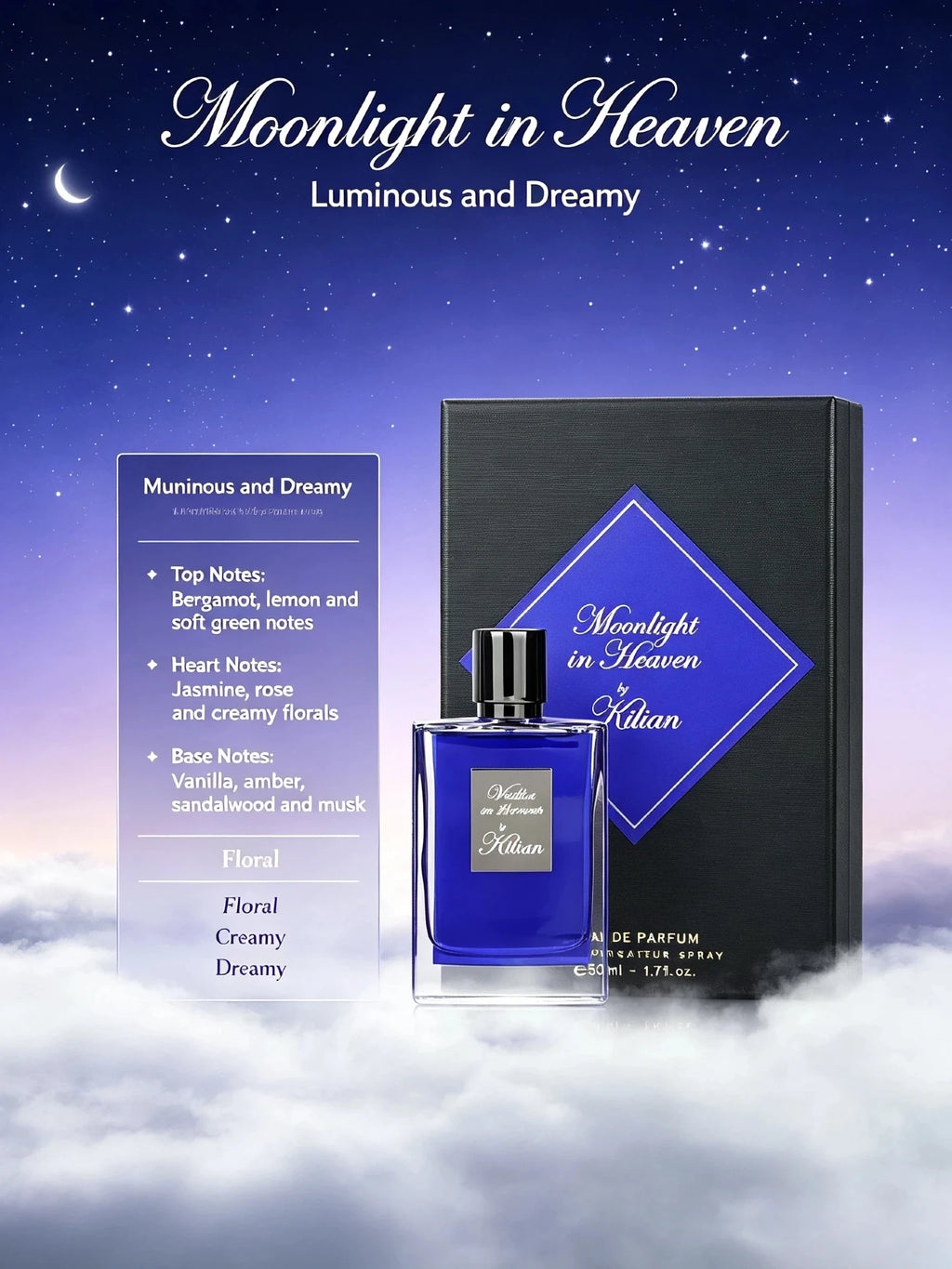 Sweet Marshmallow Floral Eau De Parfum Warm Amber Vanilla Scent Long Lasting Perfume For Women Daily Wear Romantic Fragrance