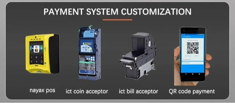 Vending Machine for Foods and Drinks 10 Inch Touch Screen Supports Card Cash and Coin Payment Popular in Europe and America