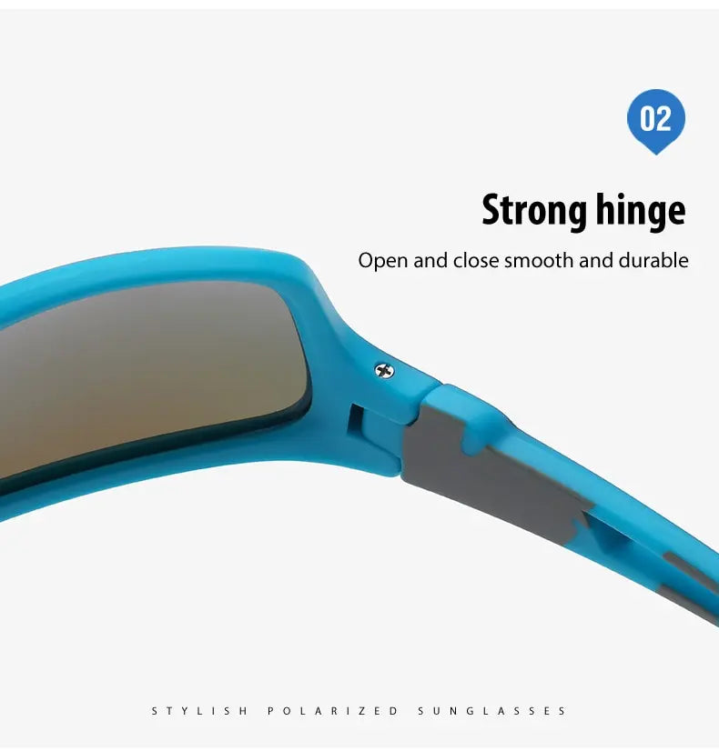 Polarized Fishing Sunglasses Men Driving Shades Male Sun Glasses Hiking Fishing Classic Sun Glasses And Anti Slip Rope