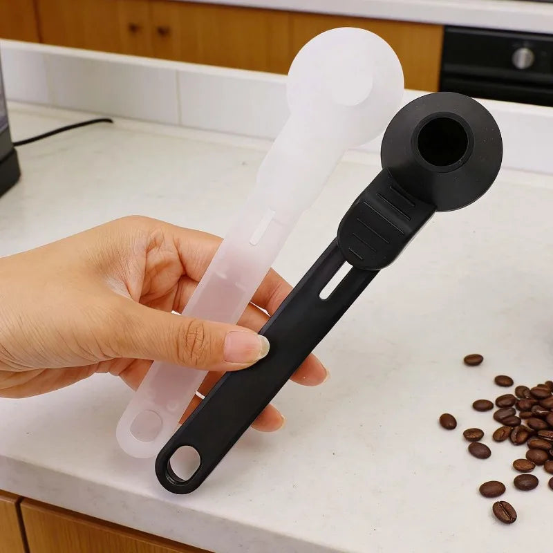 1/10pcs Sliding Leakproof Coffee Scoops Large Capacity Coffee Protein Milk Powder Measuring Spoon Portable Home Kitchen Gadgets