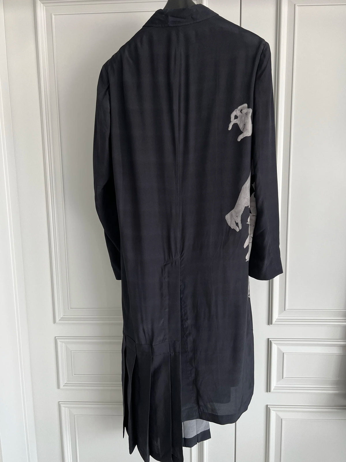 TOP-YAMAMOTO Original Design Uchida Portrait Printed Thin Shirt for Men with triacetate