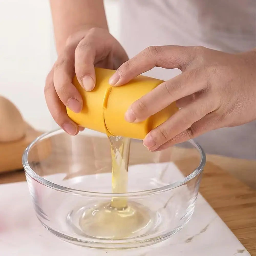 New Portable Egg Shell Opener Tools for Raw Eggs Multifunctional Eggs Breaker Separator for Cooking Camping Kitchen Gadgets