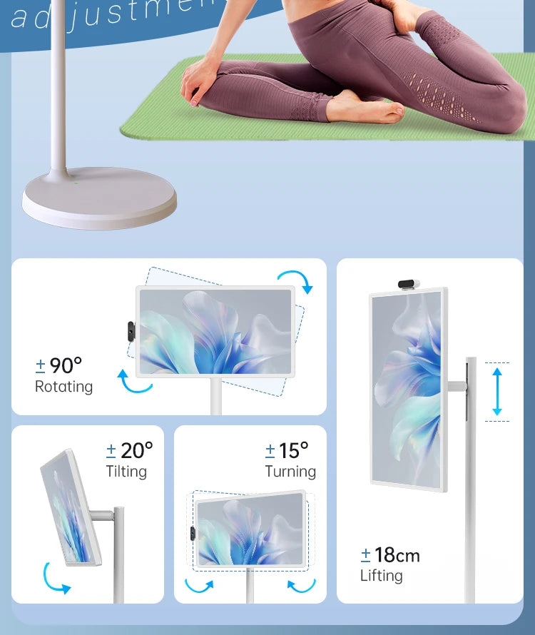 24-Inch 32 LCD built-in battery touchscreen monitor