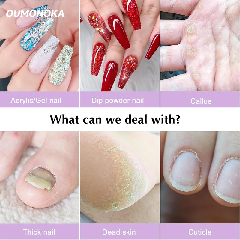 Professional Nail Drill Set Manicure Cutter Nail Equipment Nail Supplies Home Use Electric  Nail Drill Machine Nail Grinder