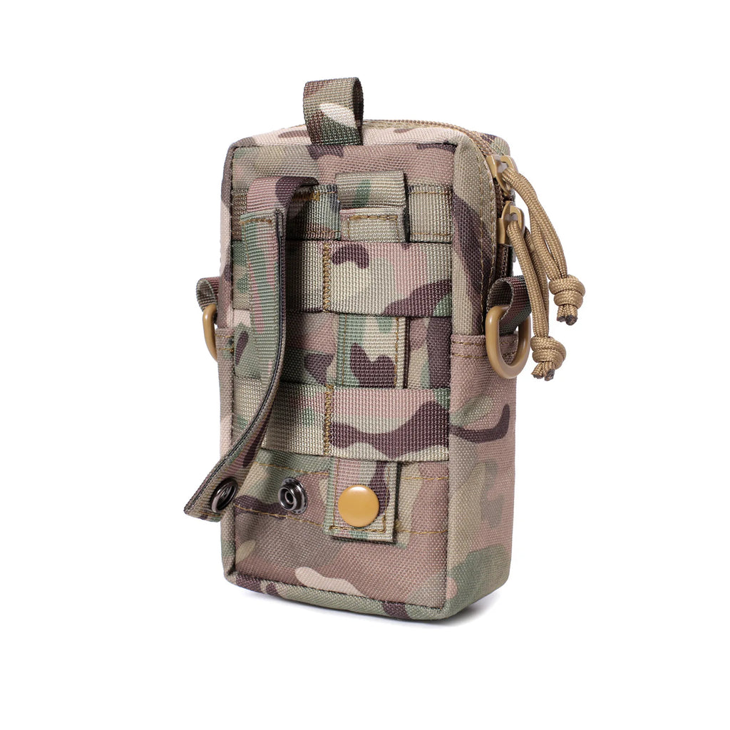 Organizer Waist Pack Bag military Molle EDC Pouch Water Bottle Canteen Kettle Carrier Outdoor Sports Phone Holder Camping Hiking