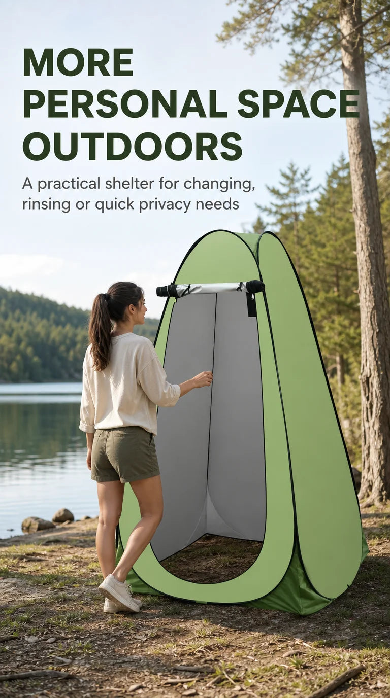 Outdoor bathing tent, portable camping toilet tent, changing tent, shower tent, dressing shelter, fishing tent, thermal tent