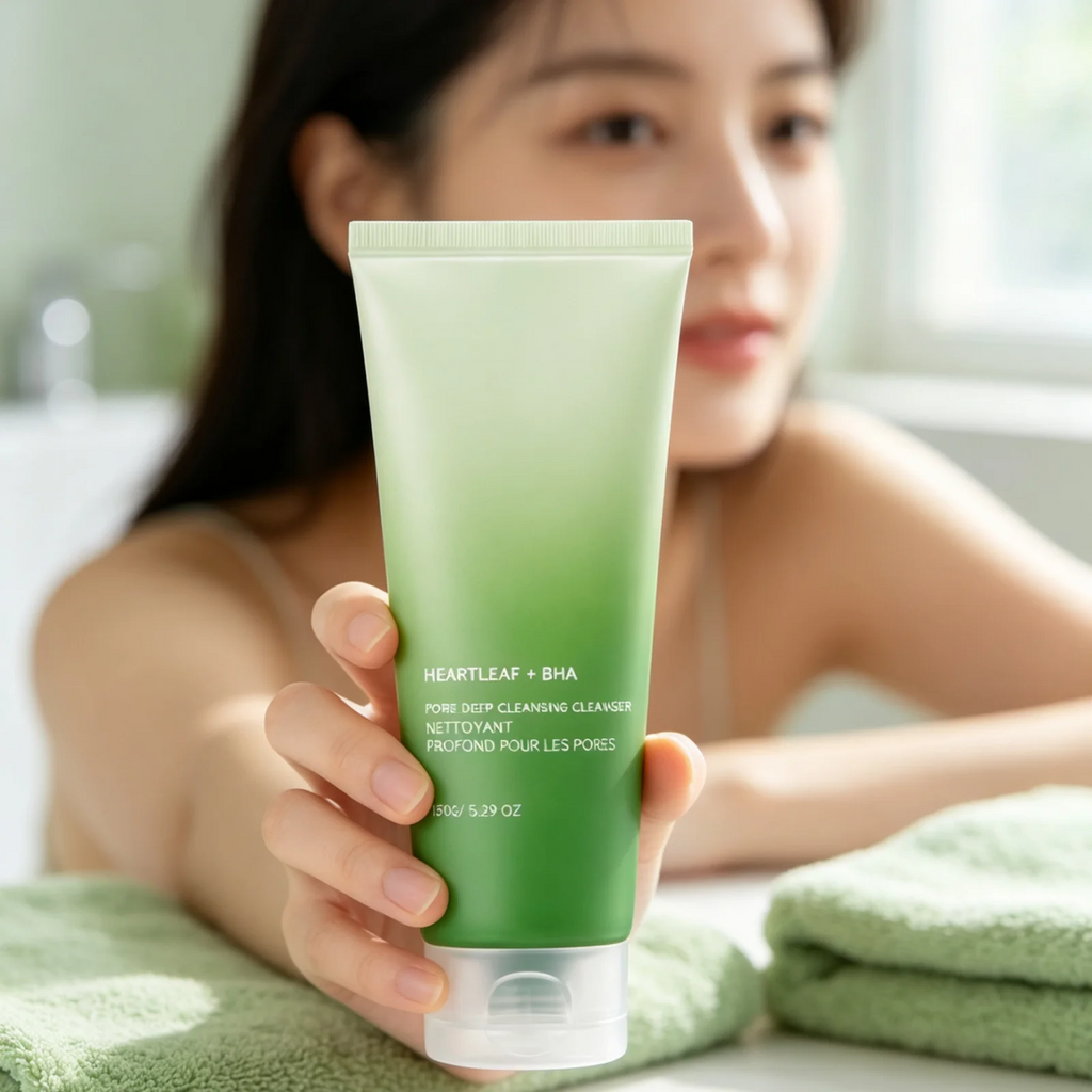 Facial Cleanser Deep Pore Cleansing Soothing Skin Nourishing Oil Control Refreshing Rich Creamy Foam Mild Formula Face Wash 150g