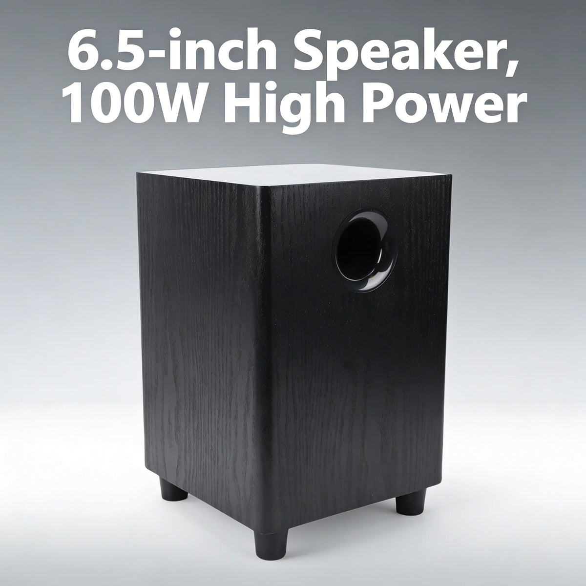 100W Home Subwoofer 6.5 Inch Independent Passive Subwoofer Speaker Plug and Play for Home Theater Party Home Theater Subwoofer