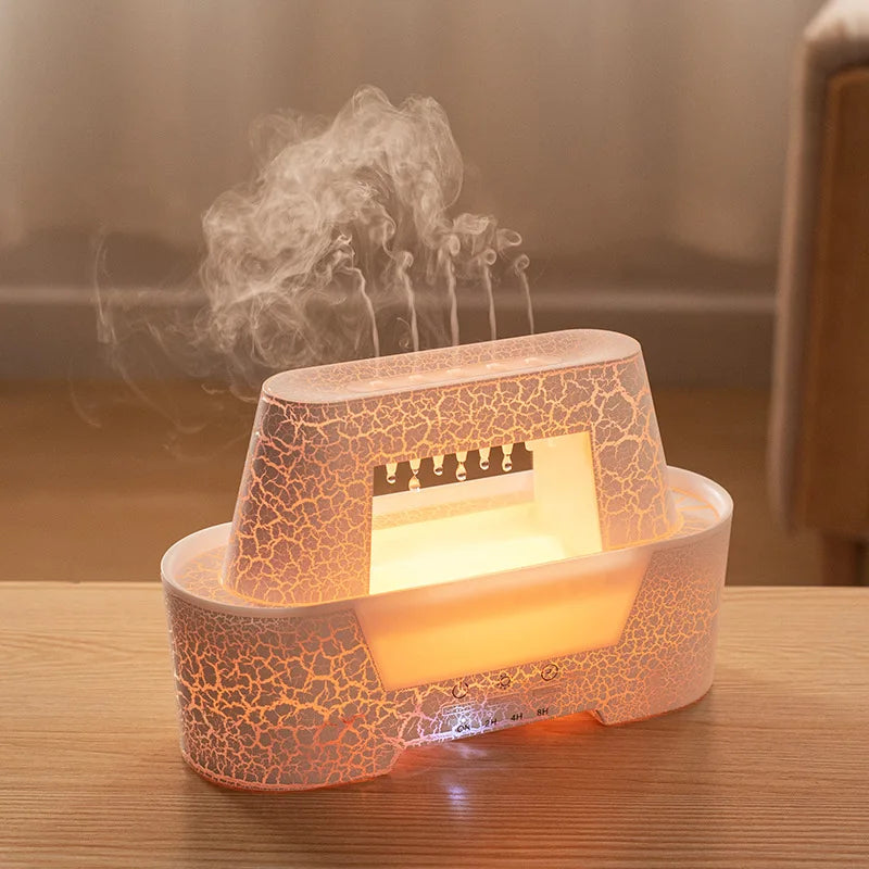 Water Drop Essential Oil Aromatherapy Machine Household Heavy Fog Volume Remote Control Timing Ultrasonic Atomizing Humidifier