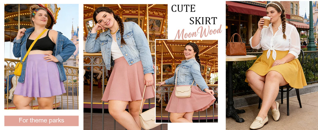 Plus Skort Womens Tennis Skirt Pleated Athletic Skirts with Pockets Shorts High Waisted Golf Skort for Workout Pickleball