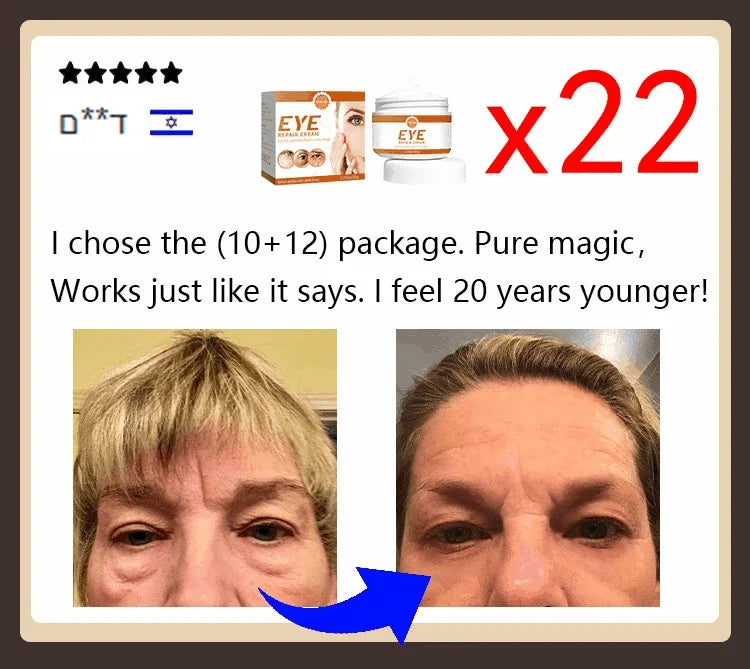 Eye Serum Set Promotes Firming Reduces Eye Bags Lightens Dark Circles Smoothes Fine Lines Care for Men Women