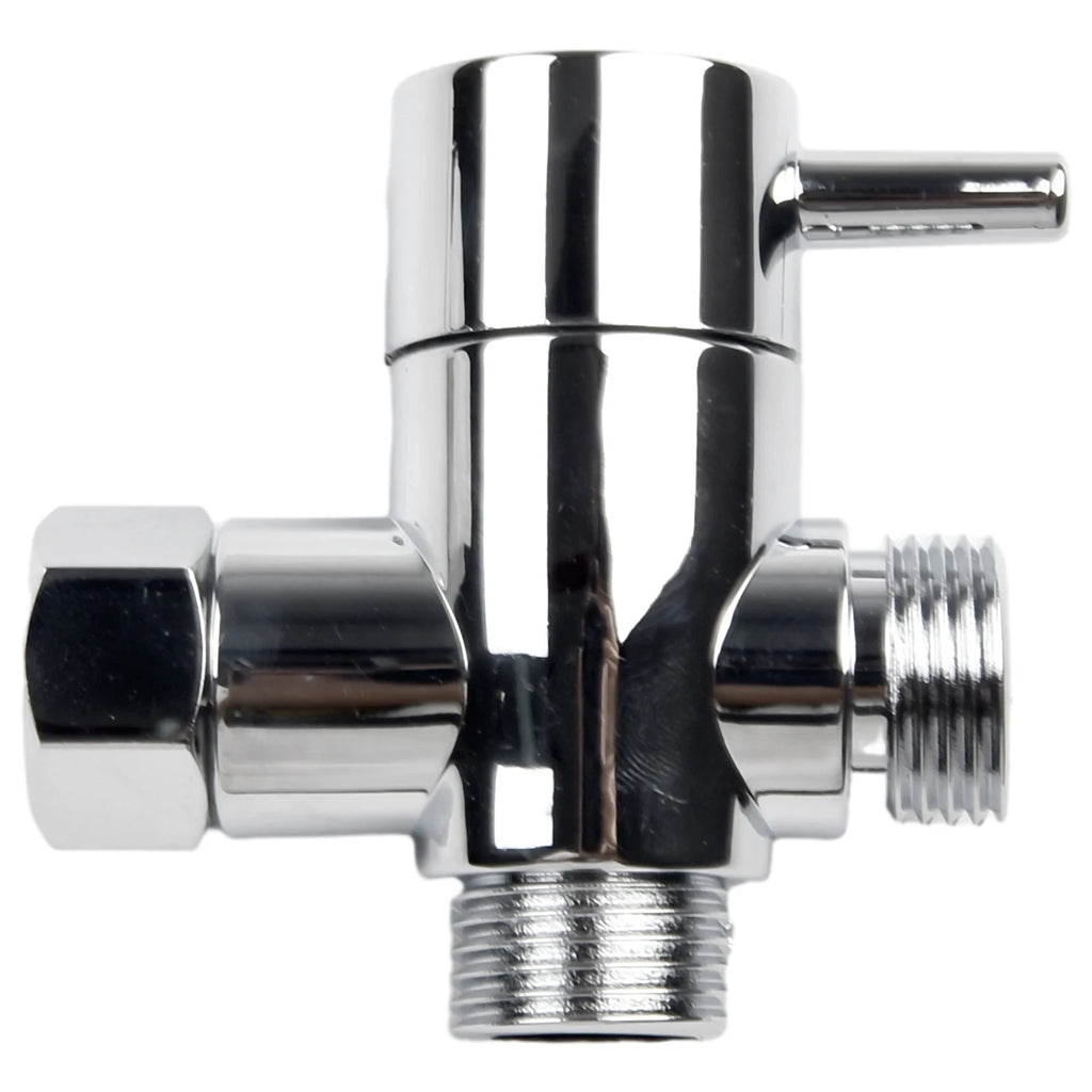 3 Way Shower Head Diverter Valve G1/2 Three Function Switch Adapter Connector Head Faucet Bathroom Accessories 3 Way Shower Head