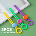 Food Bag Sealing Clip Adjustable Freshness Sealing Clips Multifunctional Sealing Rope Portable Cable Organiser Kitchen Gadgets