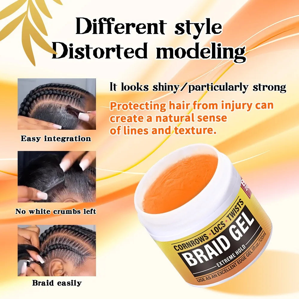 Hair Wax for Styling, Strong Hold, Moisturizing Light Scent, Retro Look, Hair Grooming Product