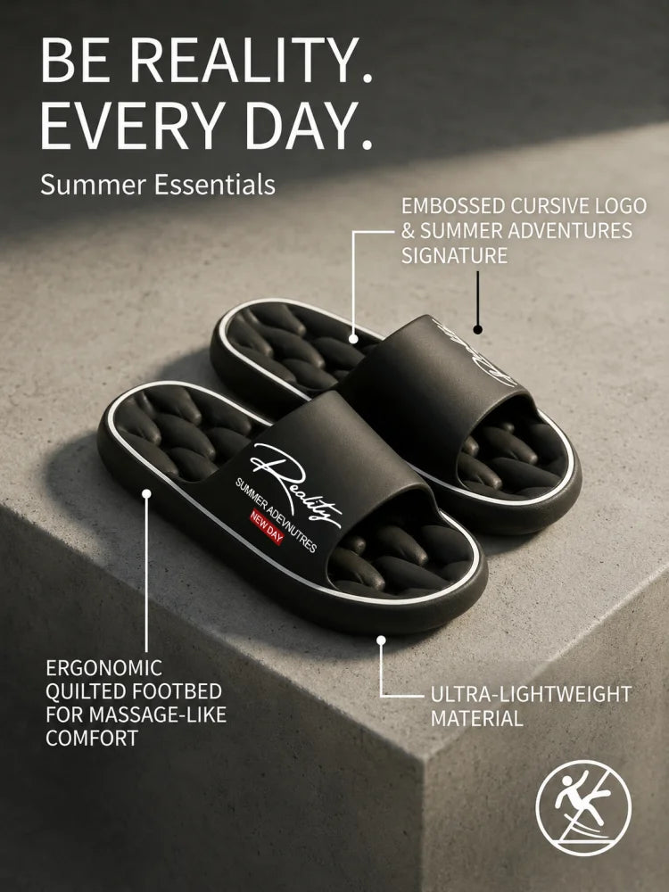 Summer innovative design EVA men's shoes, soft and lightweight home slippers, suitable for indoor and outdoor leisure activities