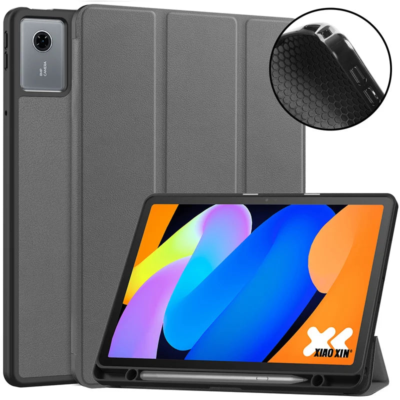 Coque For Lenovo Idea Tab 11 TB336FU Case With Pen Holder Magnetic Leather Fold Smart Cover For Xiaoxin Pad 11 2025 TB335FC Case