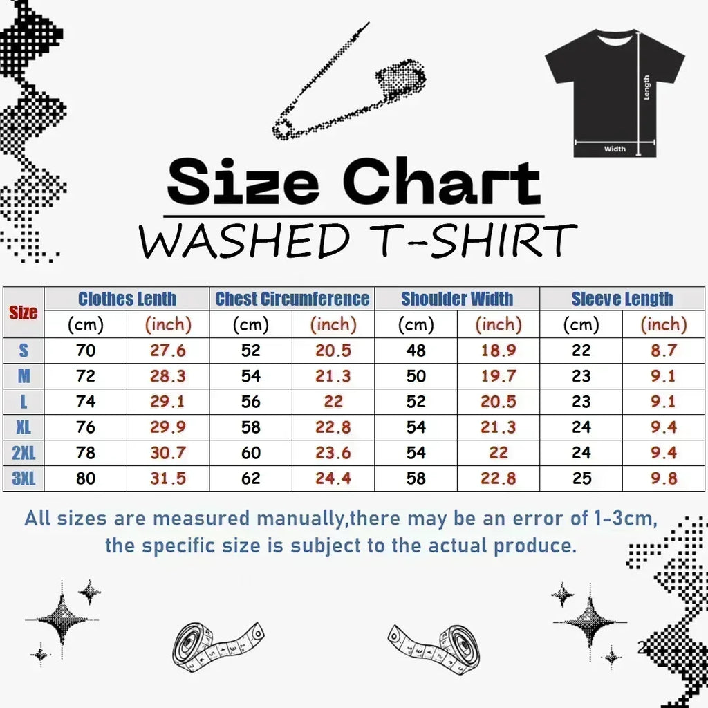 Outer Wilds Washed T-shirt New Model personality Clothes Oversized Unisex Vintage Loose Trendy Cotton Harajuku high quality soft