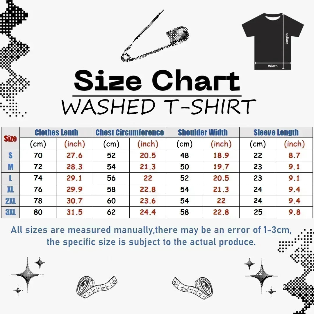 Outer Wilds Washed T-shirt New Model personality Clothes Oversized Unisex Vintage Loose Trendy Cotton Harajuku high quality soft