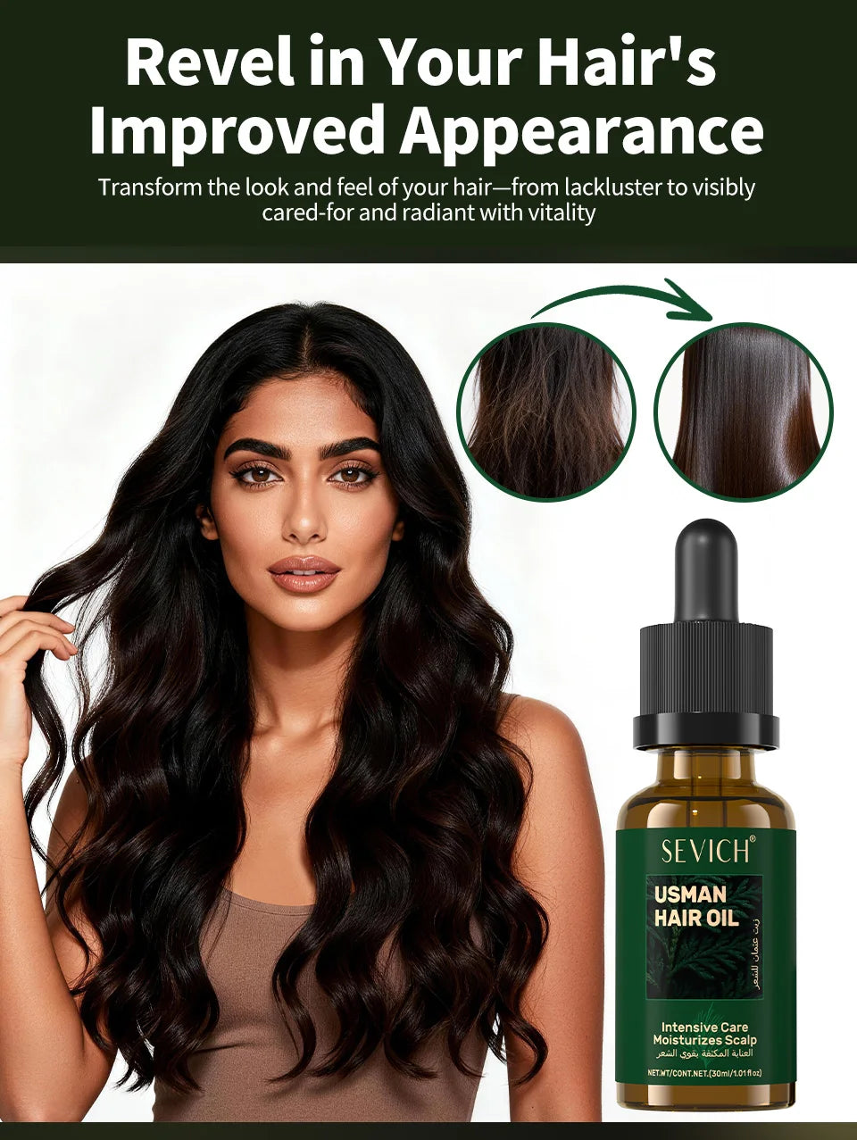 Usman Handmade Shampoo Soap Usman Grass Hair Growth Oil Anti Hair Loss Serum Hair Regrowth Spray Scalp Care Oil for Men Women