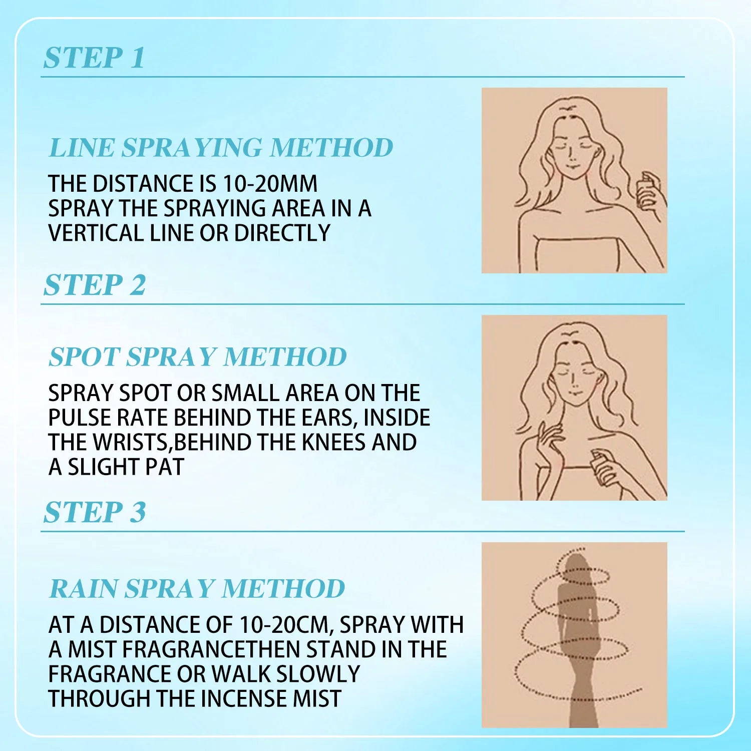 4PCS fresh fragrance spray set, lasting fragrance, mild and non irritating, suitable for daily use and before dating