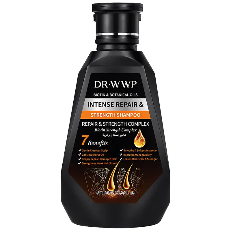 Root Activator Shampoo for Men & Women Strengthening & Volumizing for Fuller-Looking Hair Black Reishi And Polygonum Shampoo
