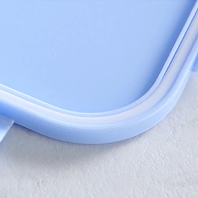 Bento Lunch Box Kid's Lunch Box Microwaveable Bento Box with Tableware Kawaii Heated 3 Grid Sandwich Snack Food Box Food Storage
