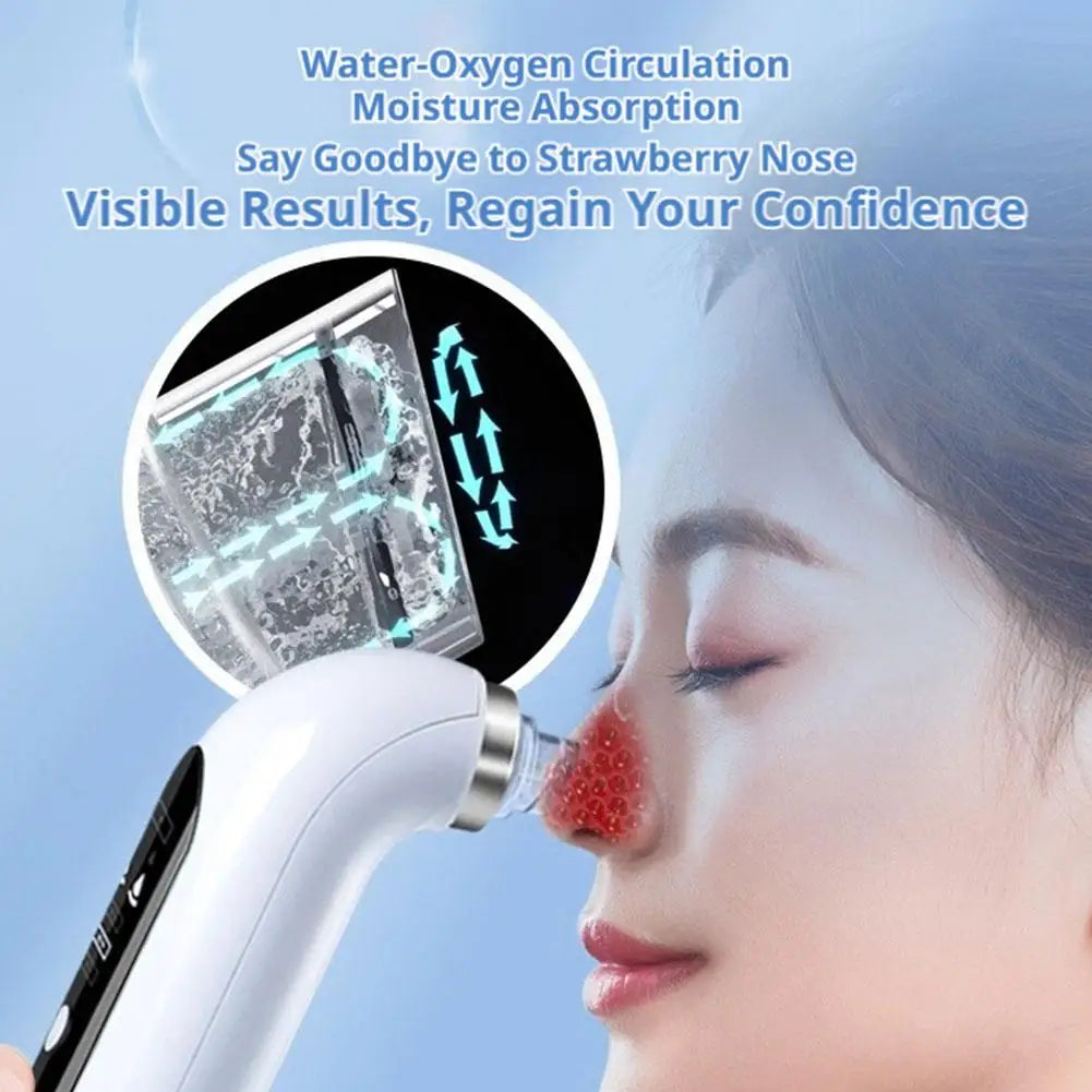 Blackhead Remover Machine, Electric Pore Vacuum, Acne Remover, Facial Exfoliation Deep Cleaning water circulation Beauty Device