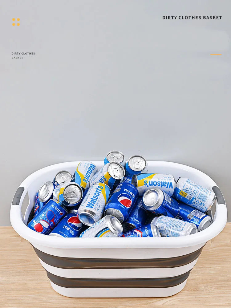 Multi-function folding storage basket large capacity dirty clothes basket cat dog pet bath basin toy home storage sorting box