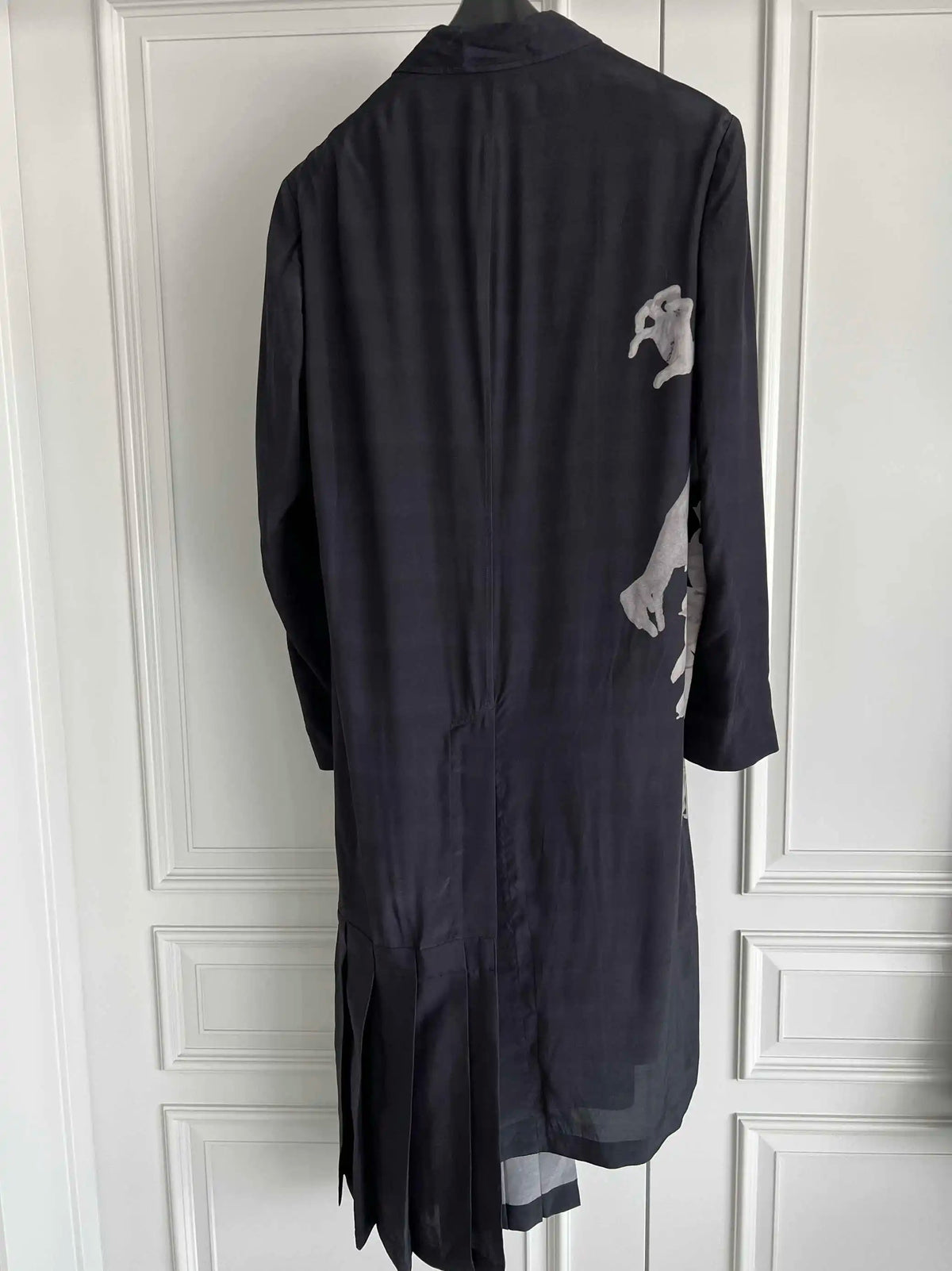 TOP-YAMAMOTO Original Design Uchida Portrait Printed Thin Shirt for Men with triacetate