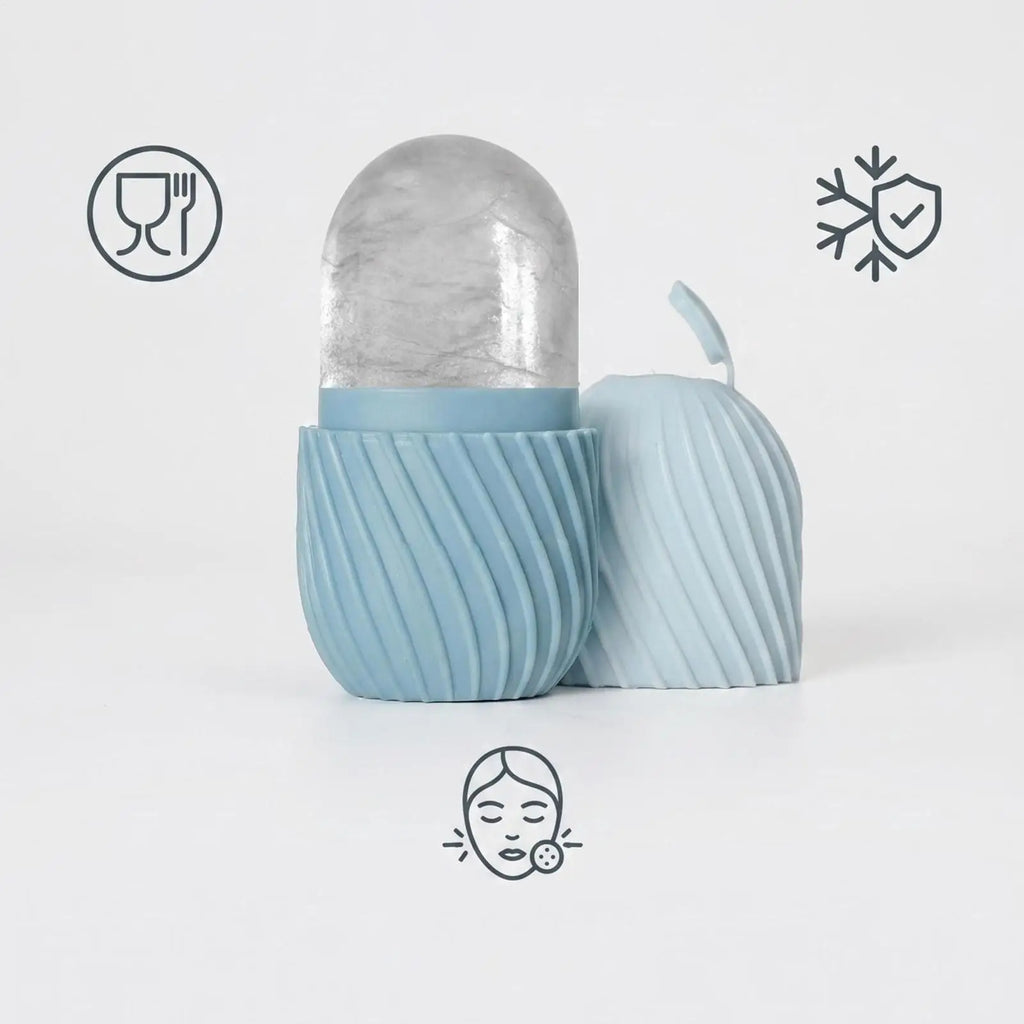 Face Ice Roller mold Beauty facial ice tray Massage silicone ice tray Facial Massager Face Lifting Beauty Skin Care Tools