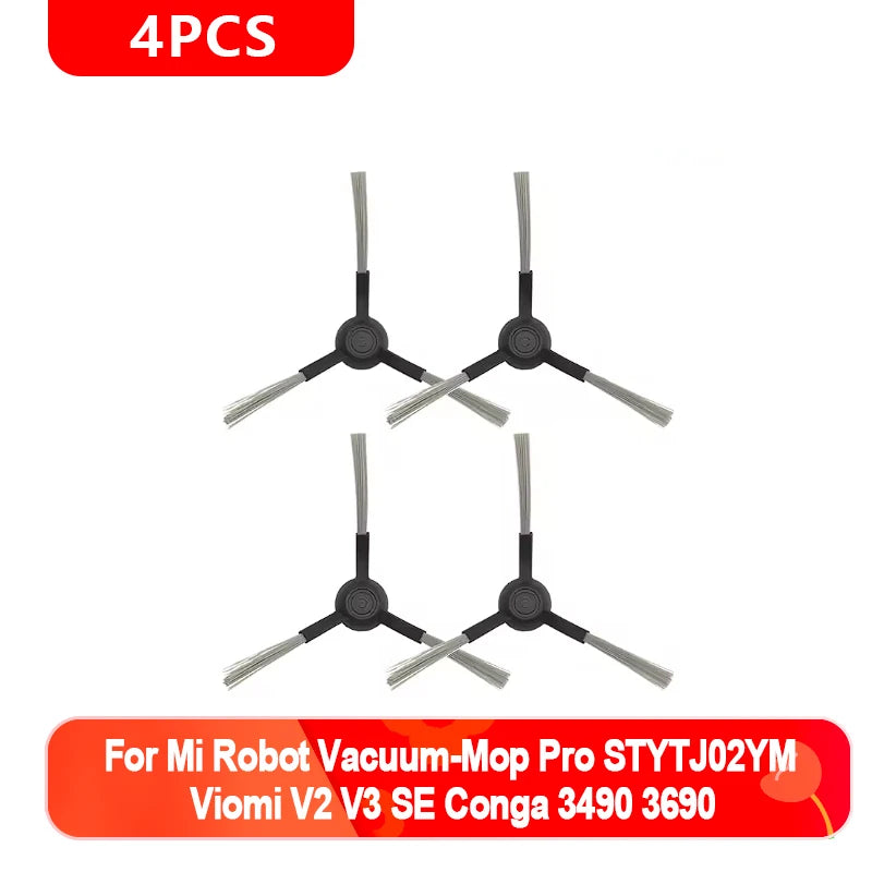 For Xiaomi Mi Robot Vacuum-Mop Pro STYTJ02YM Viomi V2 V3 SE Conga 3490 3690 Main Side Brush Hepa Filter Mop Parts accessories