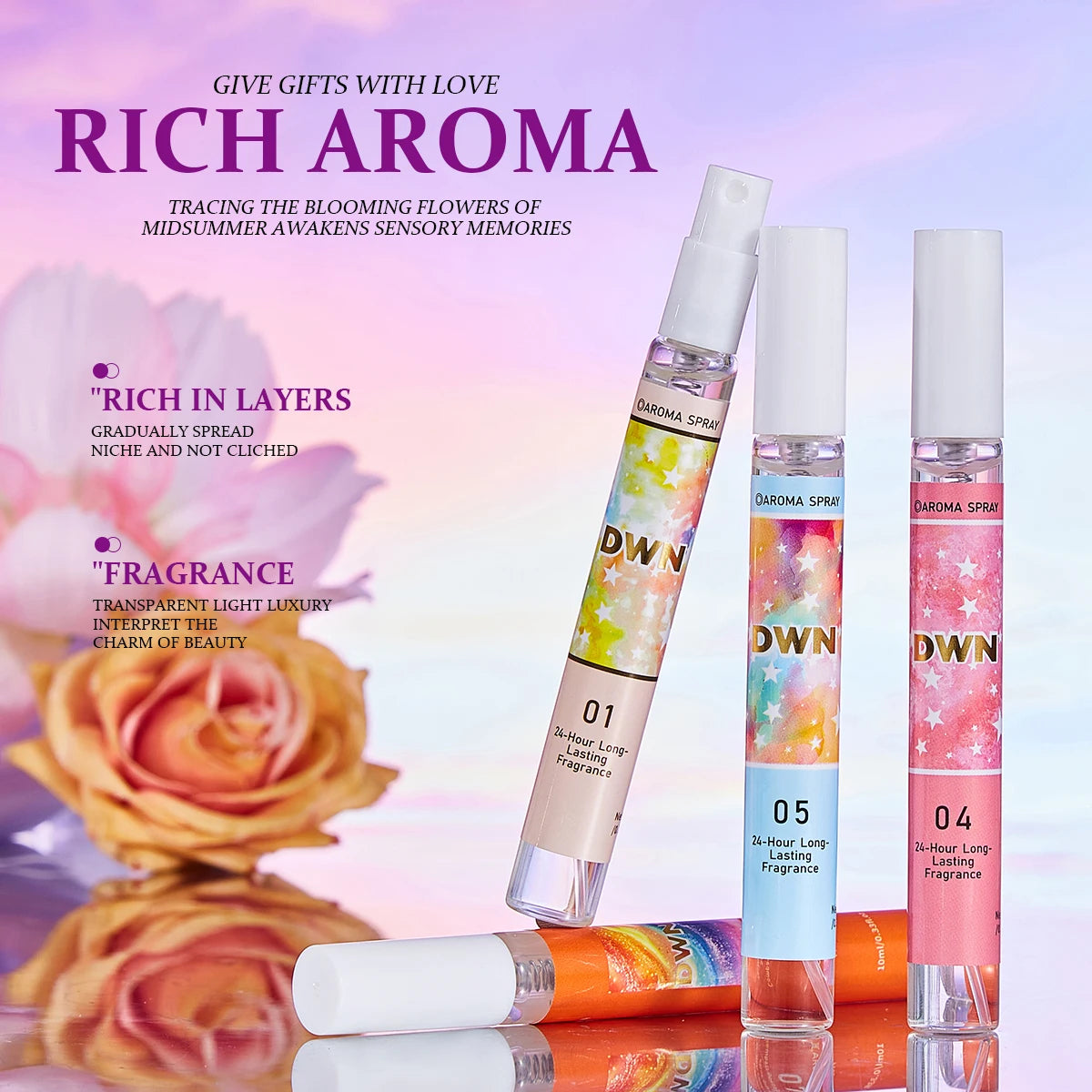 5/10 Piece Brazilian Inspired Summer Fragrance Gift Set Tropical Beach Vacation Long Lasting Body Spray And Oil Mist Gifts