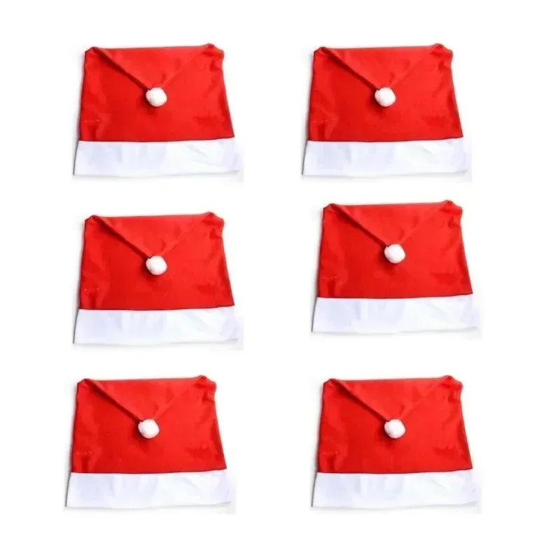 Christmas Chair Decoration Set Home Christmas Decoration Cartoon Chair Set Christmas Decoration Supplies christmas chair cover